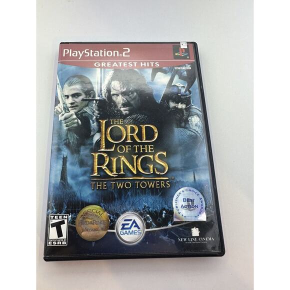 Sony PlayStation 2 PS2 Lord of the Rings The Two Towers The Return King Tested
